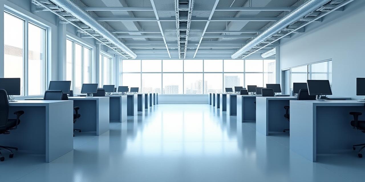 Clean professional office environment