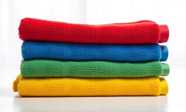 Color-coded microfiber cleaning system
