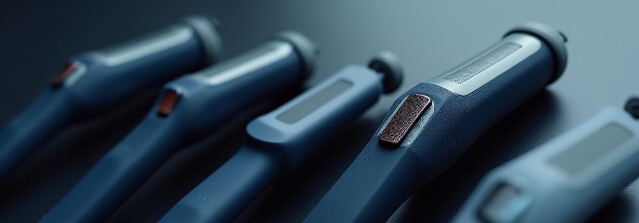 Close-up of high-quality cleaning equipment textures